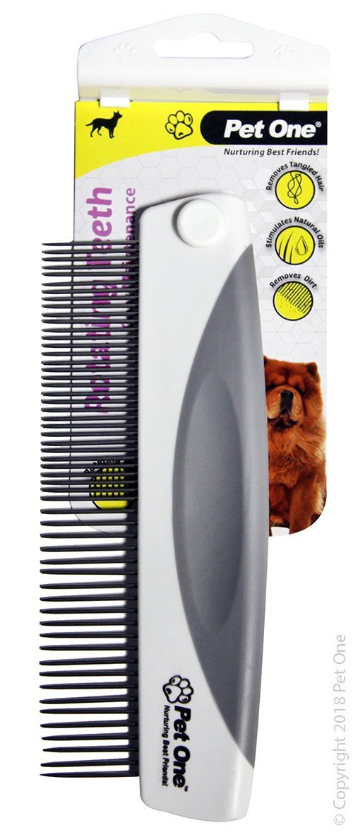 Pet One Comb Rotating Teeth Coarse 50 Pins - Woonona Petfood & Produce