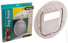 Pet One Dog Door Poly Double Glaze Glass 43cm Fit 18kg - Woonona Petfood & Produce