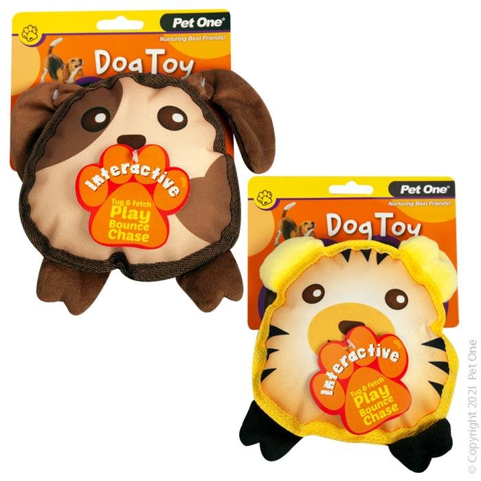 Pet One Dog Toy Interactive Squeaky Assorted 19cm - Woonona Petfood & Produce