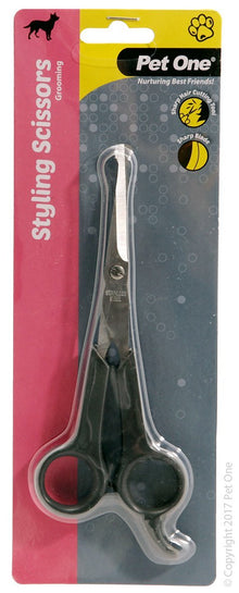 Pet One Eye Hair Scissor - Woonona Petfood & Produce