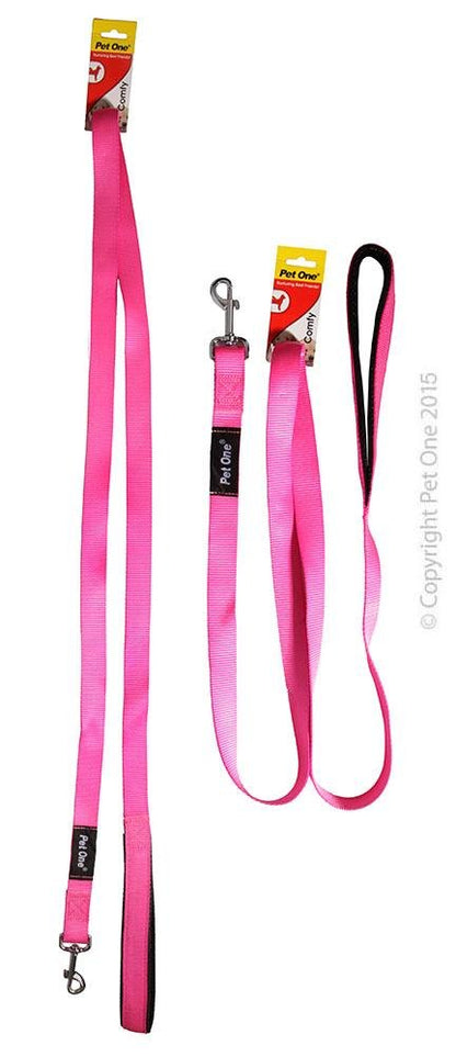 Pet One Lead Nylon Padded 180cm 25mm - Woonona Petfood & Produce