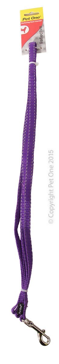 Pet One Lead Nylon Reflective 10mm 180cm - Woonona Petfood & Produce