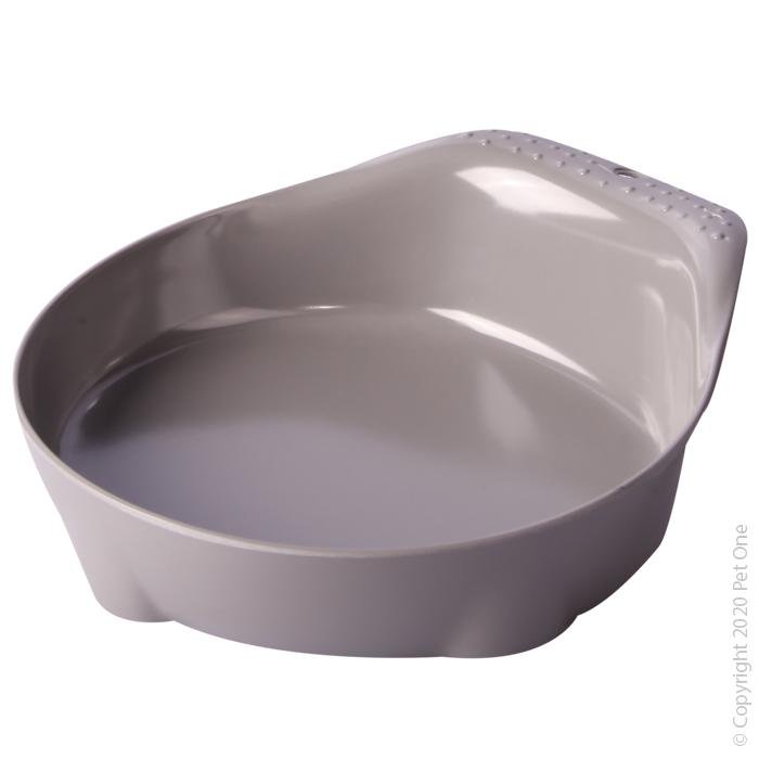 Pet One Small Animal Bowl Light Grey - Woonona Petfood & Produce