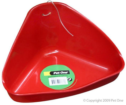 Pet One Toilet Corner Guinea Pigs Small 16x10cm - Woonona Petfood & Produce