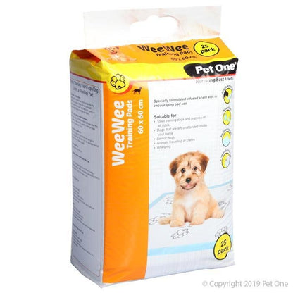 Pet One Training Pads 60 X 60cm 25 Pack - Woonona Petfood & Produce