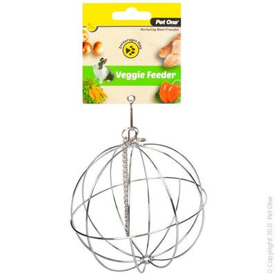 Pet One Veggie Feeder Hanging Ball 12cm - Woonona Petfood & Produce