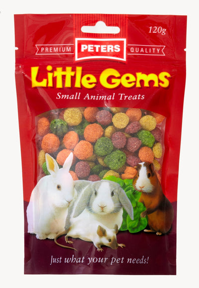Peters Small Animal Little Gems Treats 120g - Woonona Petfood & Produce