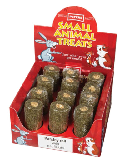 Peters Small Animal Parsley Roll with Oat Flakes 60g - Woonona Petfood & Produce