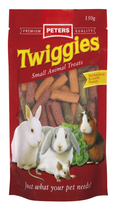 Peters Small Animal Twiggies Sticks 150g - Woonona Petfood & Produce