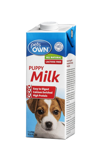 Pets Own Puppy Milk 1 Litre - Woonona Petfood & Produce