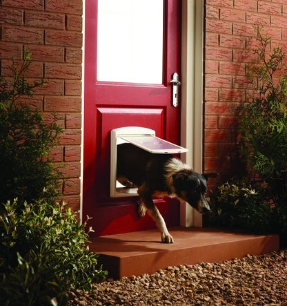 Petsafe Staywell 2 Way Pet Door Medium White - Woonona Petfood & Produce