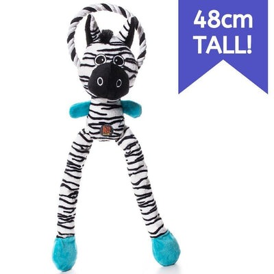 Petstages Thunda Tugga Leggy Zebra Large Dog Toy - Woonona Petfood & Produce
