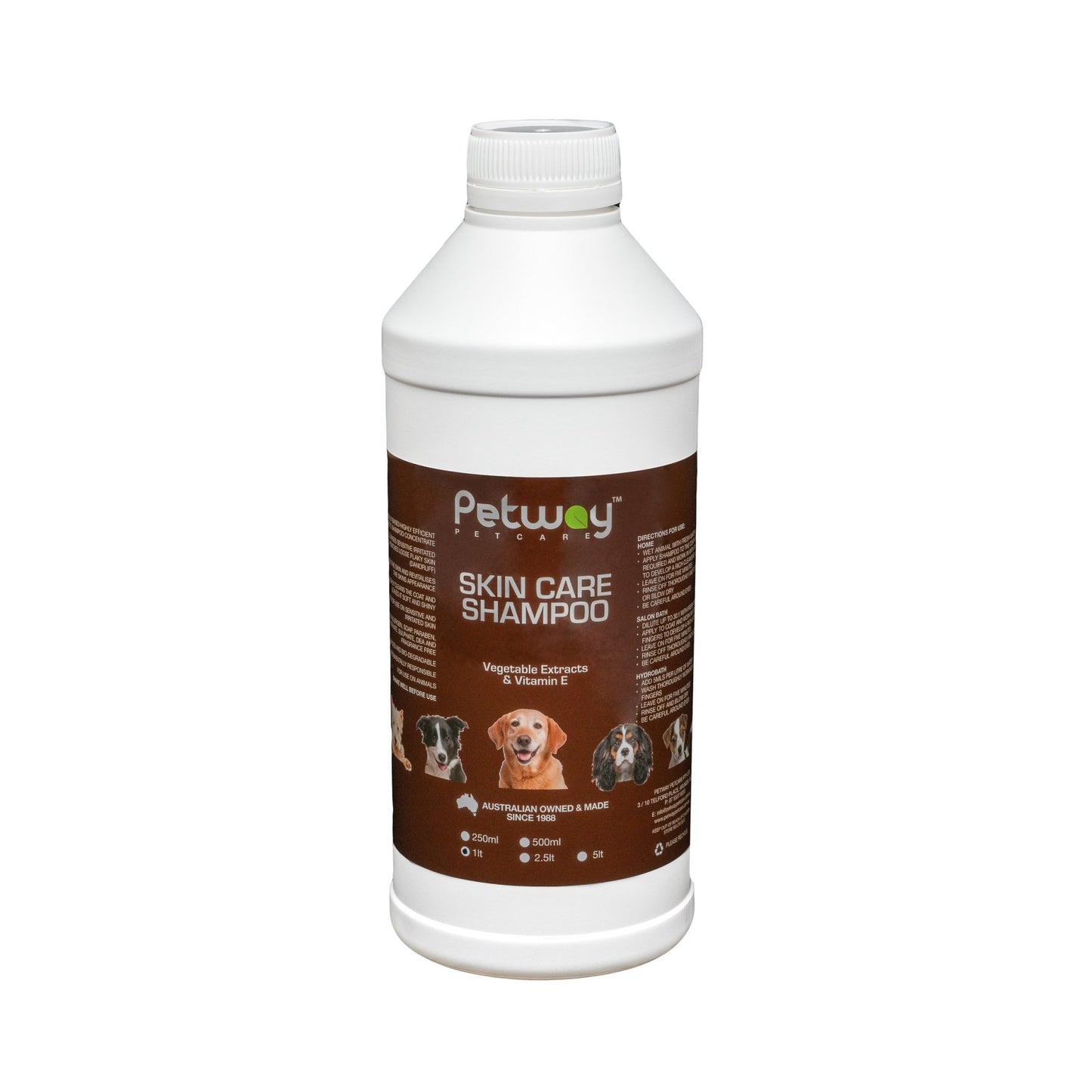 Petway Skincare Shampoo 250ml - Woonona Petfood & Produce