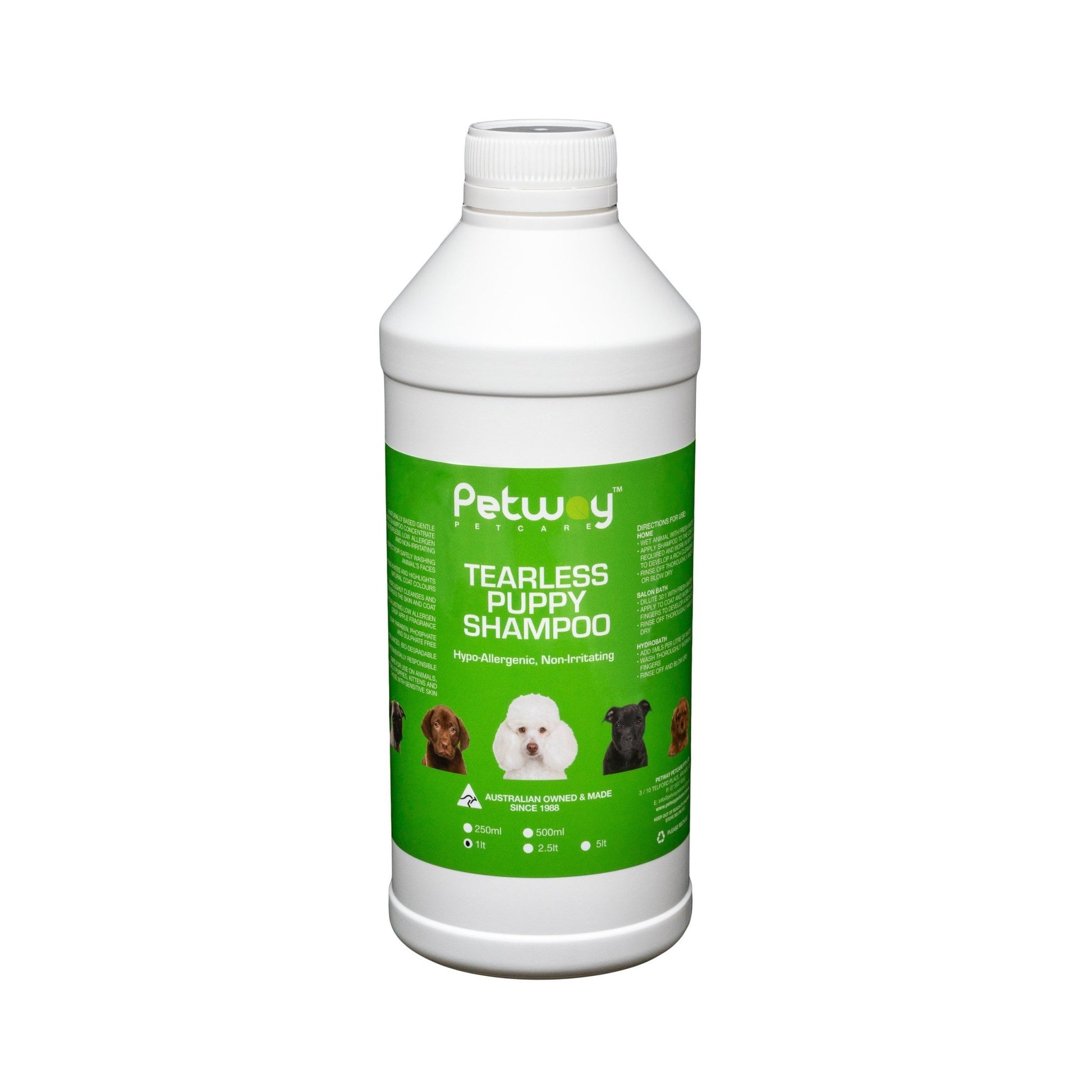 Petway Tearless Puppy Shampoo 250ml - Woonona Petfood & Produce