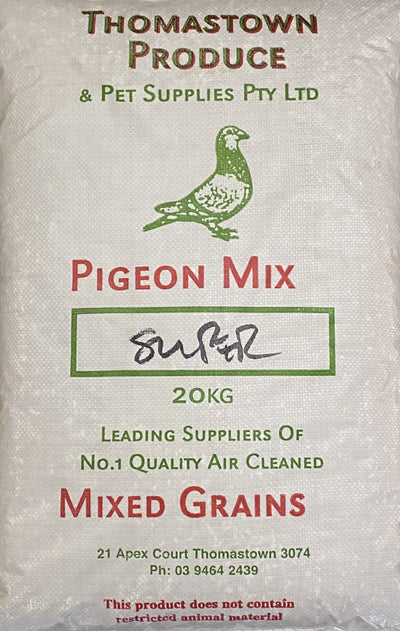 Pigeon Mix 20kg Super Thomastown - Woonona Petfood & Produce