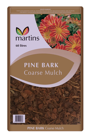 Pine Bark Coarse 60 Litres Martins - Woonona Petfood & Produce