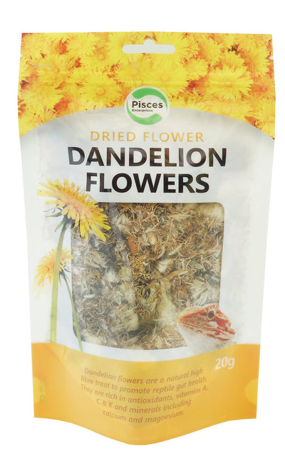 Pisces Dandelion Flowers 20g - Woonona Petfood & Produce