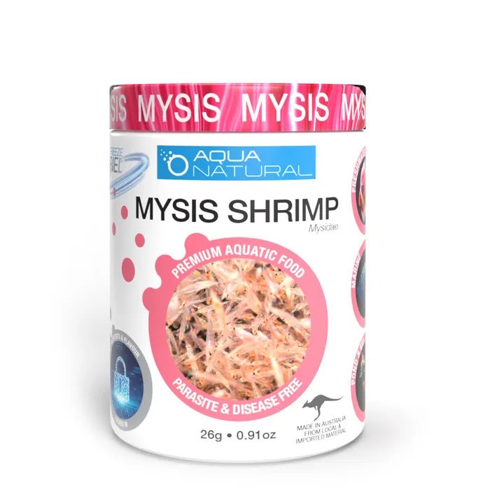 Pisces Natural Products Mysis Shrimp Freezed Dried 26g - Woonona Petfood & Produce