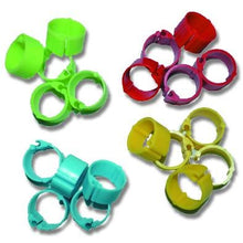 Poultry Leg Bands 15mm Red 24 Pack - Woonona Petfood & Produce