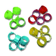 Poultry Leg Bands Spiral Green 20 pack - Woonona Petfood & Produce