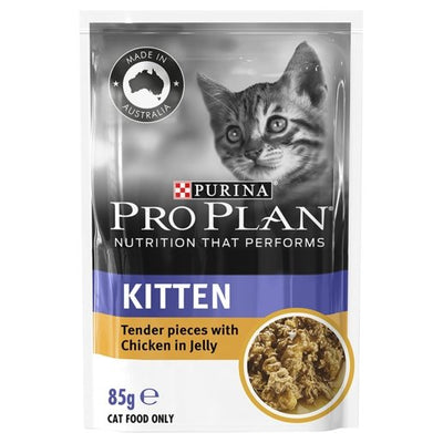 Pro Plan Cat Wet Pouch Kitten Chicken 85g - Woonona Petfood & Produce