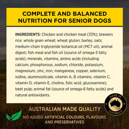 Pro Plan Dog Dry Food Bright Minds 7+ Medium & Large Breed 12kg - Woonona Petfood & Produce