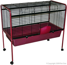 Rabbit Hutch on Wheels 105cm x 53cm x 90cm Pet One - Woonona Petfood & Produce