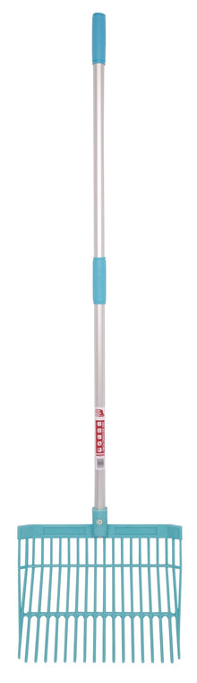 Rake Bedding Lightweight Plastic Top Pink - Woonona Petfood & Produce