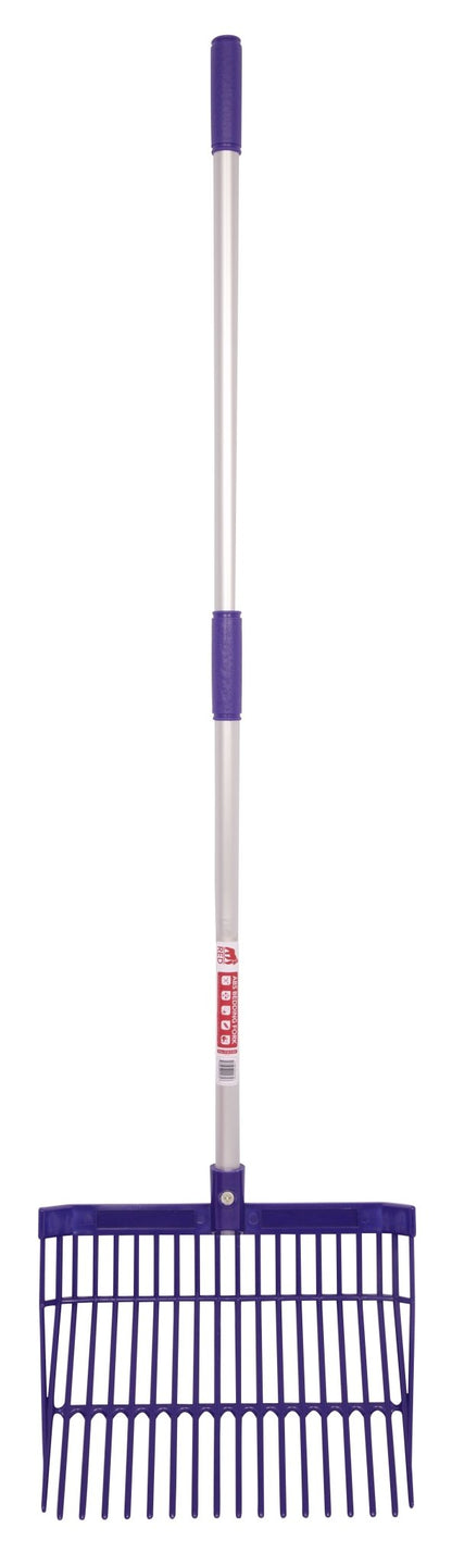 Rake Bedding Lightweight Plastic Top Pink - Woonona Petfood & Produce