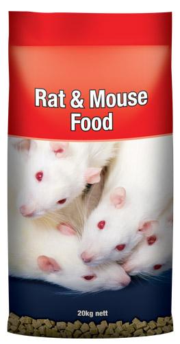 Rat & Mouse Pellets 20kg Lauke Mills - Woonona Petfood & Produce