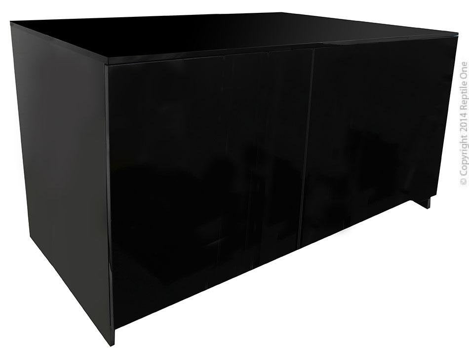 Reptile One Cabinet For ROC 1206 120cm x 602cm x 76cm High Gloss Black - Woonona Petfood & Produce