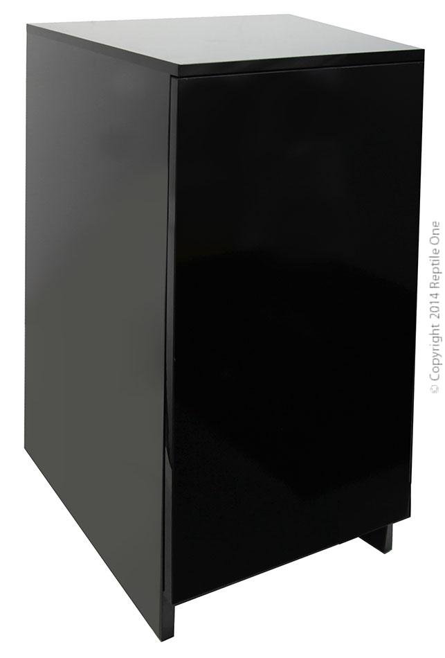 Reptile One Cabinet for ROC 450 45x45x78cm H Gloss Black - Woonona Petfood & Produce