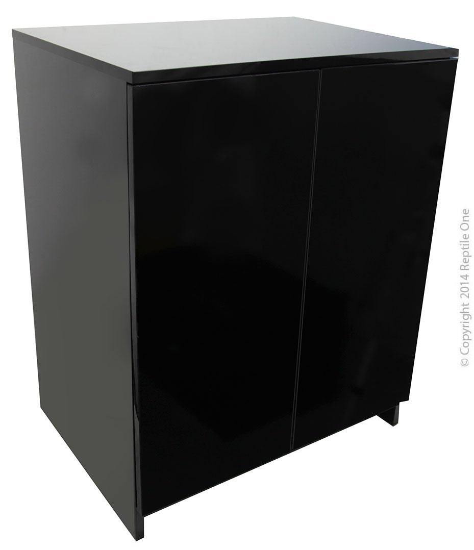 Reptile One Cabinet For ROC 600 60x45x76cm High Gloss Black - Woonona Petfood & Produce
