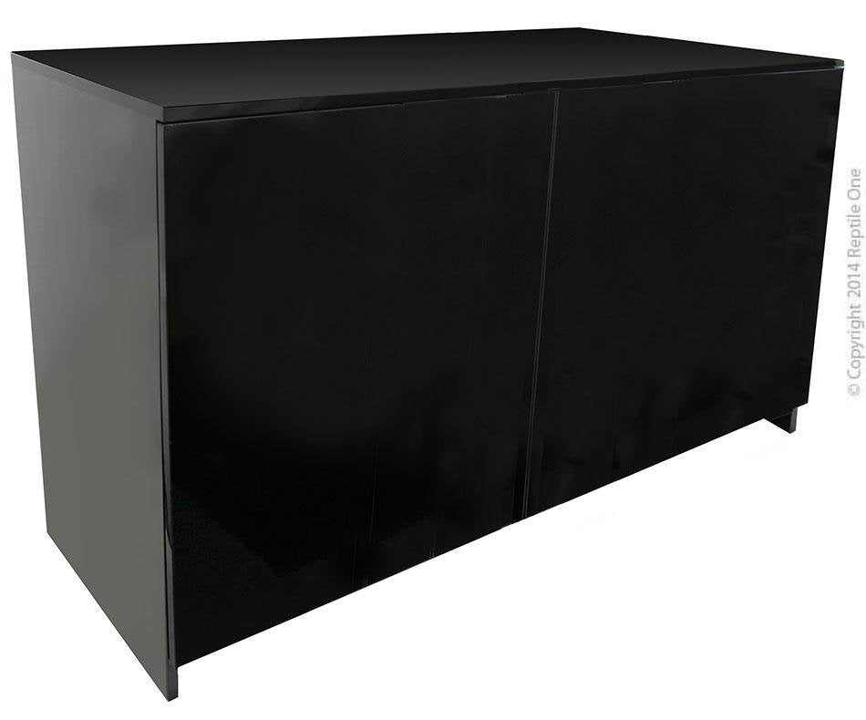 Reptile One Cabinet For ROC 900 90x45x76cm Gloss Black - Woonona Petfood & Produce