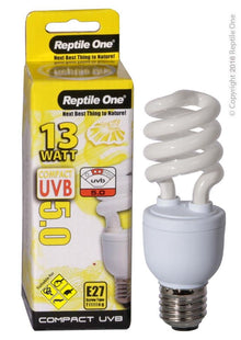 Reptile One Compact UVB Bulb 13W E27 - Woonona Petfood & Produce
