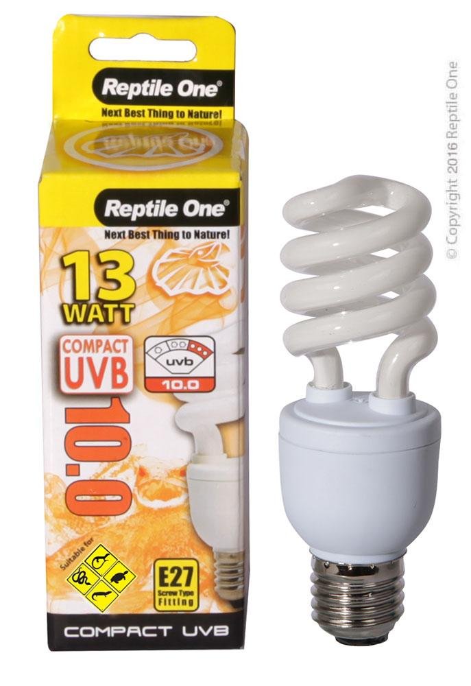 Reptile One Compact UVB Bulb 13W E27 - Woonona Petfood & Produce