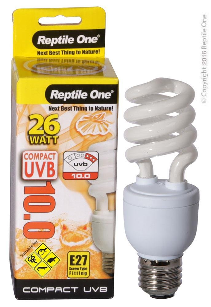 Reptile One Compact UVB Bulb 26W 2.0 E27 - Woonona Petfood & Produce