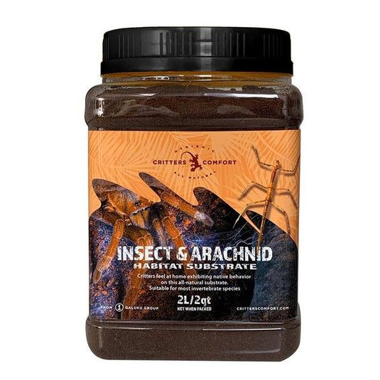 Reptile One Critters Comfort Insect & Arachnid Habitat Substarte 2 Litre - Woonona Petfood & Produce
