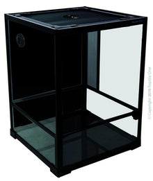 Reptile One Glass Hinged Door Terrarium RTF-450HT 45x45x60cm H - Woonona Petfood & Produce