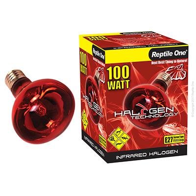 Reptile One Halogen Heat Lamp Infrared - Woonona Petfood & Produce