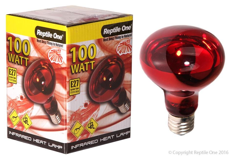 Reptile One Heat Lamp Infra Red - Woonona Petfood & Produce