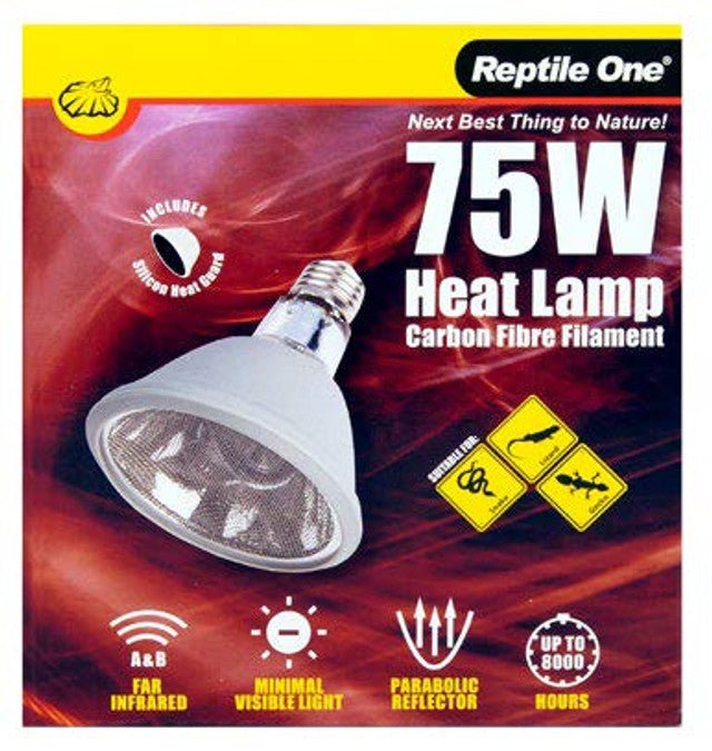 Reptile One Infrared FAR Heat Lamp Carbon Fibre Filament - Woonona Petfood & Produce