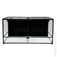 Reptile One Terrarium RTF 1260HTD Glass Hinged Door with Divider 120x60x60cm - Woonona Petfood & Produce