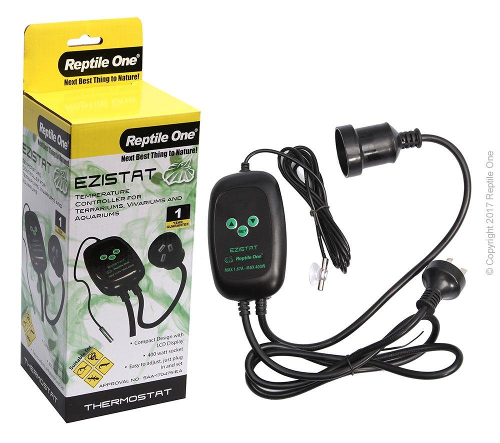Reptile One Thermostat Ezistat Single Socket 400W Capacity - Woonona Petfood & Produce