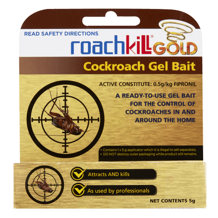 Roachkill Gold Cockroach Gel Bait 5g - Woonona Petfood & Produce