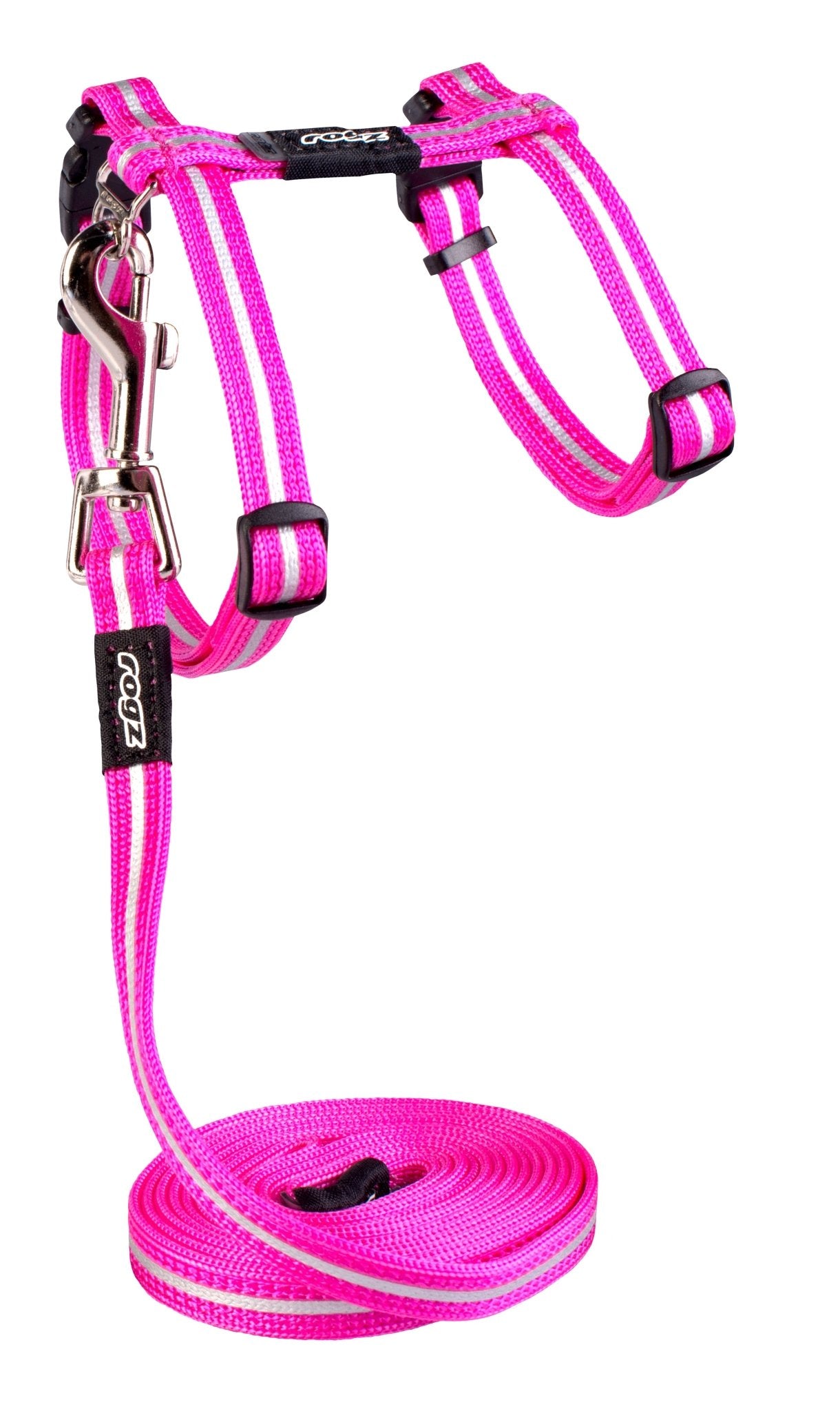 Rogz Alleycat Harness & Lead Pink - Woonona Petfood & Produce