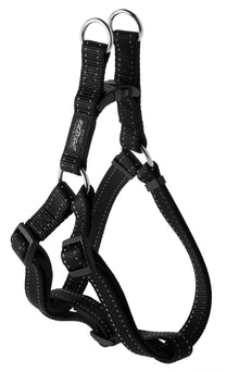 Rogz Classic Step In Harness Black - Woonona Petfood & Produce