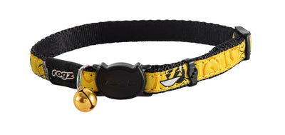 Rogz Fancycat Safelock Collar Bumblebee 11mm - Woonona Petfood & Produce