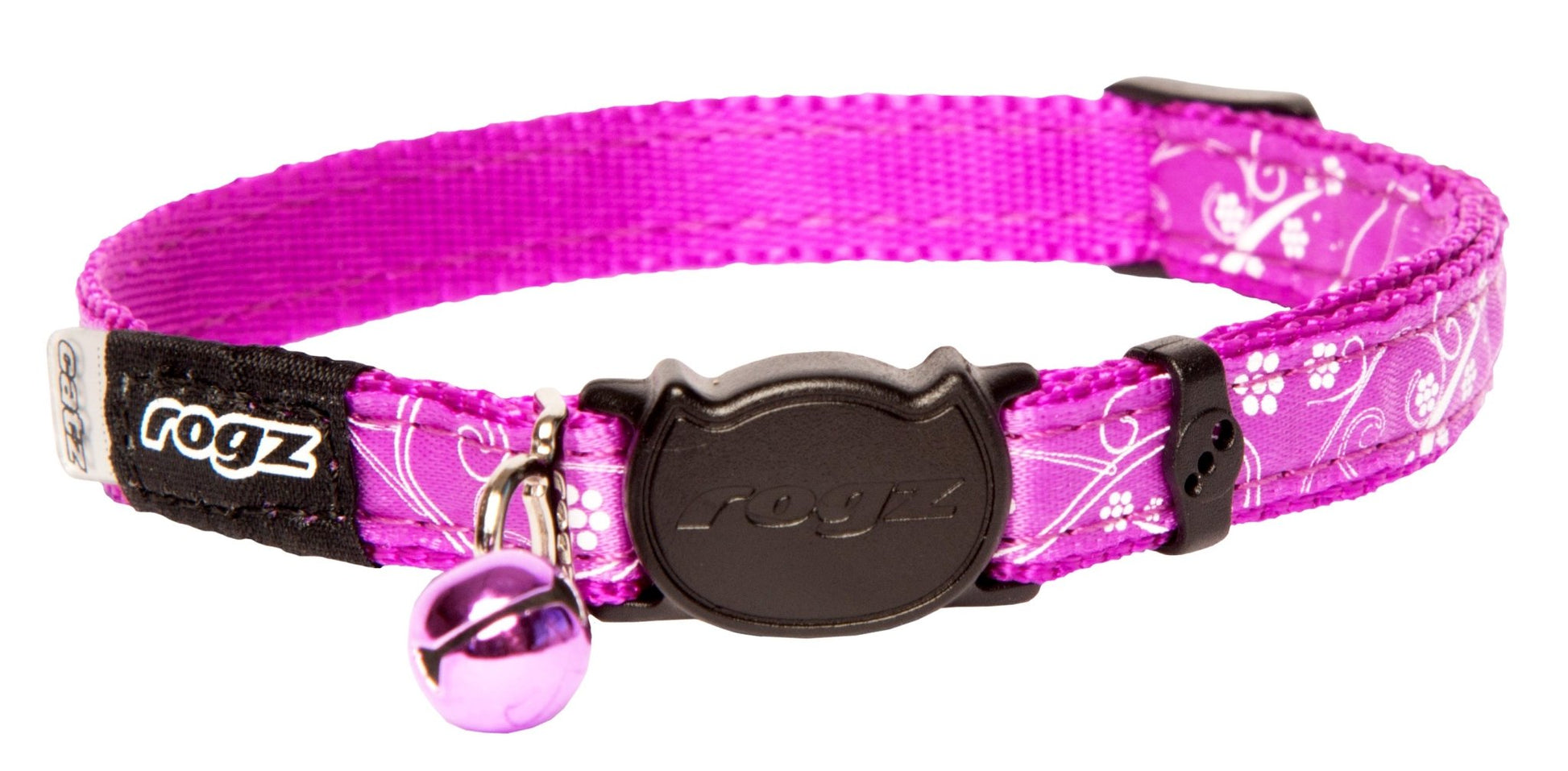 Rogz Silkycat Safeloc Cat Collar Purple 11mm - Woonona Petfood & Produce