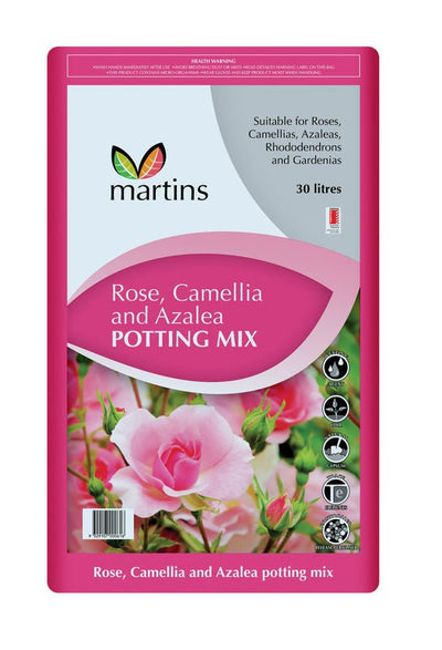 Rose Camellia and Azalea Mix 30 Litres Martins - Woonona Petfood & Produce